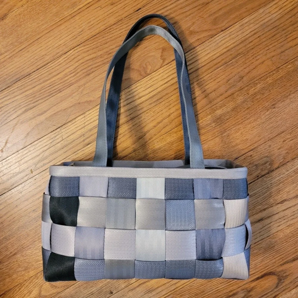 Harveys Original Seatbelt Bag Treecycle - Medium Zipper Top Handle Satchel Purse